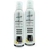 AÉRfryPRO Airfryer Öl Spray, Avocadoöl Spray für Heißluftfritteuse, Ohne Treibgase, Für Kochen & Backen, 2er Pack (2 × 200 ml)