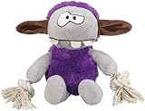 TRIXIE Monster-Plüschtier, kuscheliges Hundespielzeug aus weichem Plüsch für Haustiere - Robustes Hundspielzeug, 32 cm, mit Stimme - Monster als Kuscheltier für kleine & große Vierbeiner - 34723