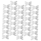 Beaupretty 100 Stück Verbandschnalle fixed clip fixierbinde Bandagensicherung Verbandschließe Bandagenfixierung Outdoor-Bandage-Clips Verbandfixierer Befestigungsmaterial Aluminium Silver