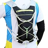 Trinkrucksack - Wasserrucksack, Westenrucksack | Leichte Fahrradtasche, Fahrrad Bergsteiger Rucksack, Fahrrad Trinkrucksack, Kletterradrucksack, Spritzwassergeschützt für, Schwarz , 39,5x24,5x5 cm