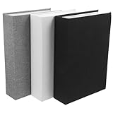 HIAKDOFT 3 Stück Nachahmung von Buchdekorationen Brautjungfern-Antragsboxen Babymatratzen Krippe Matratze Holzkisten zum Ausstellen Desktopschubladen unechtes Buch Minibettmatratze Papier