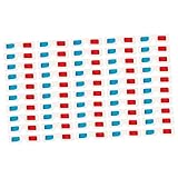 100st 3D-Brille 3 Rot 3D-filmbrille 3D-Ansicht 3D-sichtbrille Karton 3D Für Filme Zu Hause Videobrille Pappgläser Film-pappbrille Schnapsgläser Filmbrille Anaglyph Colorful Papier DOITOOL