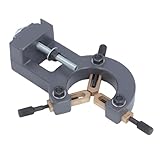Mini-Drehmaschinen-Lünette, Hochsteifer Drehmaschinen-Stabilisator aus Metall, Fester Stabiler Rahmen für Längere Werkstücke mit 3 Kontakten für WM-210 MX-210 8 Zoll X 16 Zoll