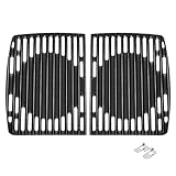 Denmay 32 x 48 cm Gusseisen Grillrost für Enders Urban, Urban Pro, Explorer, Explorer Pro Gasgrill, Massives Gussrost Zubehör, Grillrost Ersatzteile für Enders Gasgrill, 2 Stück