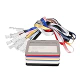 CHICIRIS Ausweishalter in Verschiedenen Farben, Kunststoff, Abgerundete Ecken, Buskartenhalter mit Umhängeband, 10 Stück, für Firmenschule (horizontal)