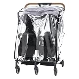 Regenschutz - PVC Universal einsetzbar für Reise Wetterschutz Winddicht Regenschutz mit extra großem Sichtfenster & Belüftung Gute Luftzirkulation Sichtfenster mit Baldachin GRATIS