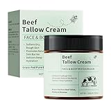Beef Tallow Creme Rindertalg für Hautpflege Anti Falten Gesichtscreme Frauen Rindertalg und Honigbalsam Talgbalsam, Bodycremes, Tiefenhydration für Gesicht & Körper