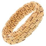 CTIRCHIU Rustikales Geflochtenes Armband für Damen Handgefertigter Vintage Inspirierter Armreif Natürlichem Material für Festivals und Besondere Anlässe mit Exquisiten