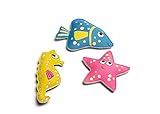 BS Toys Tauchtiere Set – Buntes Wasserspielzeug für Kinder – 3 Meerestiere zum Tauchen & Schwimmen – Tauchspielzeug für Pool, Schwimmbad, Strand & Sommer – Ab 3 Jahren