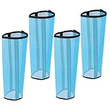 GRADENEVE 4 Stück Atmungsaktive Netzfliegengamaschen für Pferde mit Stabilen Verstärkungsstäben Langlebig und Formstabil Schützend und Vielseitig für Heißen Wettergebrauch