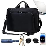 Generisch Laptoptasche, Nylon 15,6–17 Zoll | Computertasche mit großem Fassungsvermögen, wasserdichtem Schultergurt, Business Casual Travel, Laptop-Rucksack | Arbeit, Schule, Büro