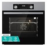 Gorenje BOA6737AO1X Einbaubackofen / 73 Liter/BigSpace/Heißluft / 250° maximale Ofentemperatur/EcoClean-Email / 2fach verglast / 9 Funktionen/EEK: A/Minimale Einbaumaße (HxBxT): 60x 56x 58 cm