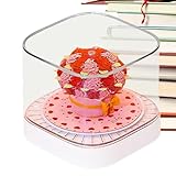 3D Kalender 2026 | 3D Rosen Skulptur 2026 Kalender Schreibtischdekoration - Papier Skulptur Notizblock Kunst & Handwerk für Schlafzimmer Arbeitszimmer Studienzimmer Büro | Neujahr Geburtstag