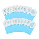 Smilefil 20 Stück Staubsaugerbeutel Papierfilter kompatibel mit Makita DCL182, CL107, CL072, CL102, BCL142, BCL182 Staubsauger Part No.194566-1 198744-5 198745-3