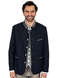 Stockerpoint Herren Quintus Trachtenjanker, blau stein, 50