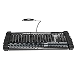 DMX-Controller, 384-Kanal-Lichtsteuerung, DMX512-Controller-Konsolenbediener for Live-Konzerte, KTV-DJs, Clubausrüstung Für DJs, Hochzeiten und Partys
