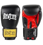 BENLEE Boxhandschuhe aus Leder Fighter 14 oz, Black/Red