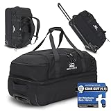 BEN NEVIS Premium 80L 3-in-1 Reisetasche – Nachhaltige, Wasserabweisende Trolley- & Rucksacktasche, Faltbar & Robust, Unisex