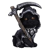 Nemesis Now Amara U5283S0 Sensenmann-Katzenfigur