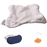 ALEVMOOM Kuschelkissen für Paare, Memory-Schaum, Nackenstützkissen, Kuschelkissen, Fußgewölbe-Tunnel-Design für Arm- und Nackenunterstützung beim Löffeln, ideal für Reisen, Büro, Lesen und Nickerchen
