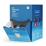 My Coffee Cup – MEGA BOX LUNGO CAFFÈ CREMA – BIO-KAFFEE I 100 Kaffeekapseln für Nespresso®³-Kapselmaschinen I 100% heim- und gartenkompostierbare I nachhaltig – 0% Alu