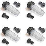 PAMENET Wasserfilter Vorfilter Wasserfilterset für Waschpumpe Eindruck Gartenbewässerung