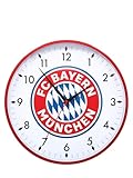 FC Bayern München I Wanduhr I Rot