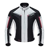 Zyxformis Motorradjacke Herren Motorradjacke wasserdicht winddicht mit Protektoren Jacke für den Sommer Winter