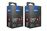 Schwalbe SV13 Innenschlauch, Schwarz, 26 Inch x 1.5-2.5 (40mm Presta Valve), 2er Pack