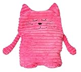 Inwolino 4038904087892 8789 - Wärmetier Katze, pink, 17 x 26 cm, Wärmekissen, rosa