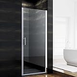 SONNI Duschkabine 80 x 185 cm Nano nischentür dusche glastür dusche pendeltür dusche duschtrennwand