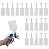 Schwerkraft Farbsiebe, Schwerkraft Sprühfilter, Feinmaschiger Farbfilter, Schwerkraft Spritzpistolenfilter Farbfilter, Universal Farbspritzpistole Filter Farbsieb für Die Meisten Spritzgeräte,20 Stück