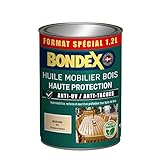 Bondex - Möbelöl aus Holz – hoher Schutz – wasserdicht und nährend, farblos, 1,2 l