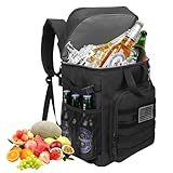 Hp hope Kühlrucksack 43L Isolierte Kühltasche Picknicktasche Warmhaltebox Kühlbox Kühlrucksack Groß Rucksack Herren und Damen für Camping Strand Outdoor Reisen Familie Picknick BBQ