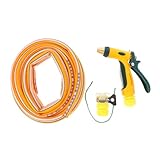 Mipcase 1 Satz Bewässerungsspray wasserschlauch Gartenschlauch Hochdruckwäsche Yellow