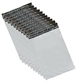 Harmadon Plastic Versandtaschen Warensendung - Versandtüten für Kleidung 50 Stücke - Versandbeutel 240x325mm - Folien Versandtasche Selbstklebend - Folienversandtaschen 50 µm - Weiß