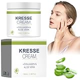 Kressesalbe,Kressesalbe Gegen Altersflecken,Kresse Salbe Gesichtscreme,Kressesalbe Feuchtigkeitsspendender für Gesicht