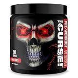 JNX Sports The Curse! Pre-Workout Powder – Fruit Punch, 250g | Energy, Focus & Endurance Booster | Beta-Alanine, Creatine, L-Citrulline, Caffeine