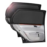 Sonnenschutz Auto Baby, 2 Stück Universal Elastizitä Sonnenblende Auto Netz für Seitenfenster, Sonnenschutz Auto Kinder mit UV Schutz & Hitzeschutz, Privatsphäre Für Kinder Haustiere, Fit 98% Autos