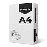 Stick Well Druckerpapier A4, 500 Blatt, weißes papier a4, kompatibel mit Tintenstrahl-, Laserdruckern und Kopierern, vielseitig einsetzbar, ideal für den Heim- und Bürogebrauch (1 Packungen)