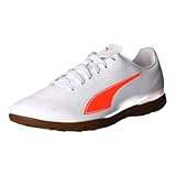 Puma Vitoria Ii It Fußballschuh für Herren, Puma Weiß, leuchtendes Rot, 42 EU