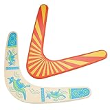EXIN DEHCEN 2 stücke Bumerang für Kinder, Bumerang Holz, Boomerang V Shaped Outdoor, Flatloop Bummerang, Bumerang Handarbeit, Im Freien Bumerang für Erwachsene Kinder Outdoor Sport Toys Spiele