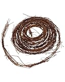 WUNZILO 1 Stück Rebenkranz, 460 cm ø,Dekokranz, Tischkranz, Adventskranz, Türkranz, Kranz aus Zweigen Naturkranz, Wandkranz