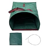 Gartenabfallsäcke | Strapazierfähiger großer Müllsammelkorb – wiederverwendbare Rasen- und Laubsäcke faltbar, für Outdoor, Camping, Küche, Recycling