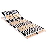 HOMEELIKE Lattenrost mit 42 Latten 7 Zonen 90x200 cm