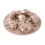 NordicWare Backform, Kuchenform-Osterhase, Aluminium, Braun, 7,6 x 30,5 x 30,5 cm