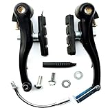 YIMINI 1 Paar Fahrrad Bremse V Brake Set, Vordere Und Hintere MTB Bremse, Felgenbremsen Hinterradbremse Fahrrad, Bremse Radfahren V Bremse Ersatz, Für Die Meisten Mountainbikes Und Fahrräder