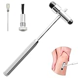 YUPZAR Neurologischer Reflexhammer mit Pinsel, reflexhammer medizin, Hochwertiger Reflexdiagnosehammer für Muskelreflexe, Ergonomischer Griff