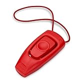 COMPANY OF ANIMALS Whizzclick, 2-in-1 kombinierter Clicker und Pfeife, Hundetrainingspfeife für Rückruf- und Clickertraining zur Belohnung, verstellbares und reflektierendes Trageband, für alle Hunde