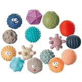 Sinnesball - Weiche Bälle Kleinkindspielzeug, Strukturierte Fidget Balls Sensory Soft Squeezy Toys Set, Bunte | Strukturierte Multi-Softball-Sets Für Kleinkinder, Mädchen, Und Freunde